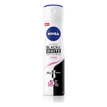 5 Adet Nivea Black&white Clear Sprey Deodorant 150 Ml - Kadın
