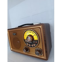 Speaker Fm Radyo Bluetooth Hoparlör Mp3 Çalar Usb Tf Aux Ses Bombası Kablosouz Hoparlör - Metalik- T