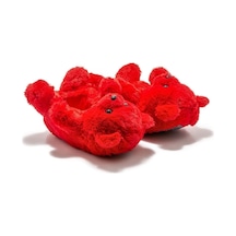 Twigy Teddy Kadın Hayvanlı Panduf Kırmızı 36/41 AA0665 Kırmızı
