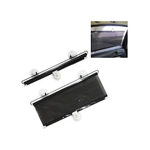 Otomobil Yan Camı İçin Geri Çekilebilir Araba Güneşlik, Boyut: 60cm X 40cm, Rastgele Renk Teslimatı