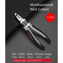 Çok Fonksiyonlu Evrensel Çapraz Pense İğne Kargaburun Donanım Araçları Evrensel Wire Cutter 7 İnch