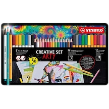 Stabilo Arty Kreatif Metal Kutulu Set 36'lı