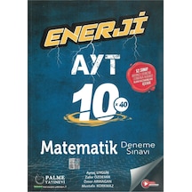 Palme Yayıncılık AYT Matematik 10 x 40 Deneme Sınavı İlk Dönem