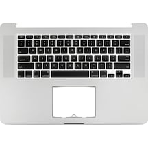 Macbook Pro İle Uyumlu 15inc A1398 Us Üst Kasa Klavye Topcase Keyboard 2012/2013