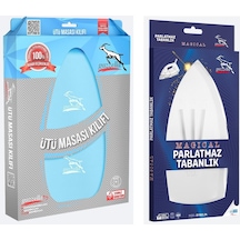 Gazella Ütü Altlığı + Ütü Masası Kılıfı Bezi 50 X 135 Cm Mavi
