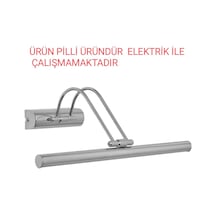 Krom 35cm Pilli Flüt Aplik Krom