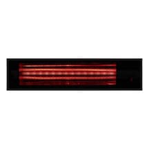 Elcon Glass Ir-2500 2500 W Ip65 Siyah Camlı Uzaktan Kumandalı Infrared Isıtıcı