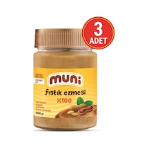Muni Fıstık Ezmesi 3 x 300 G