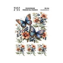 Polyesterhobi Premium Sulu Transfer 25x35 Cm Kelebek Desenli Ps 214