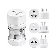 Universal Seyahat Adaptörü Dünya Priz Dönüştürücü 150+ Ülke Uyumlu Eu Us Uk Aus Kompakt Uluslararası Fiş Adaptörü