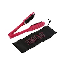 Seramik Doğrultma Tarak Çift Taraflı Fırça Kelepçe Saç Tarağı Saç Şekillendirme Aracı