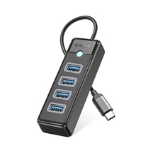 Orıco Type-c To Usb-a 3.0 4 Portlu Ultra Slim Usb Çoklayıcı Hub Siyah Sku: Mır8690010145864
