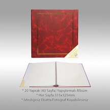 Nurcan Foto NRCN-C20315 315 x 325 MM 20 Yaprak 40 Sayfa Ciltbezli Yapıştırmalı Fotoğraf Albümü
