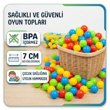 Casual Bpa' Sız Renkli Havuz Topu 7 Cm 100 Adet