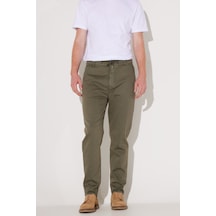 Lee Slim Fit Dar Kesim Normal Bel Haki Esnek Jogger Pantolon LM043002801 Haki