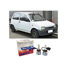 Daihatsu Cuore Led Xenon Uzun + Kısa Far Ampulü H4 Duo Yeni Seri Beyaz
