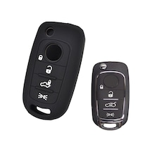 Anahtarlık Kabı Silikon Fiat Egea Siyah - 639107486
