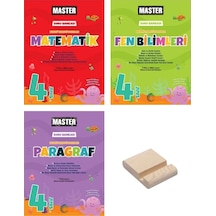 4. Sınıf Master Matematik Fen Ve Paragraf 3lü Set