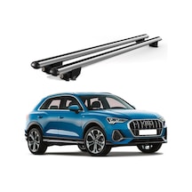 Kanca Audi Q3 2019 Ve Sonrası Uyumlu Gri Kilitli Ara Atkı 120cm Port Bagaj Tavan Barı