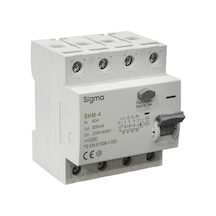 Sigma Shm4p 300ma 40a 6ka Trifaze Kaçak Akım Koruma Şalteri