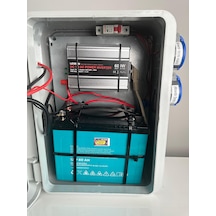 Güneş Enerji Paketi Taşınabilir 600w İnvertör 120w Panel 80ah Akü