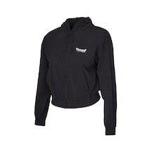 Hummel Samba Zip Hoodie 922498-2001 Siyah Kadın Fermuarlı Hoodie Siyah