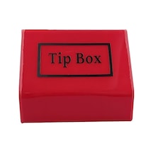 Tipbox - Bahşiş Kutusu Kırmızı - 15x10xh12cm