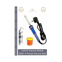 Havyaseti Profesyonel Elektronik Tamir Hızlı Isınan Kalem Lehimleme Havya 40 Watt 3 Parça Havya Set
