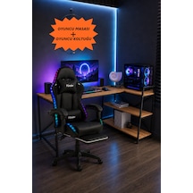 Oyuncu Masası + Oyuncu Koltuğu Takımı, L Masa Ve Ledli Sandalye Seti, Raflı Masa, Gaming Masası, Gaming Sandalyesi-7 Diğer