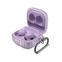 Samsung Galaxy Buds 2 Pro İle Uyumlu Kulaklık Kılıf Darbeye Dayanıklı Fundamental Sert Koruyucu Toz Ve Kirden Koruyan Galaxy Buds 2 Pro İle Uyumlu Kılıf Lila