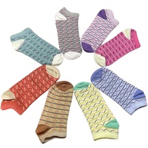 6 Lı Karışık Renkli Patik Çorap