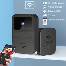 Sightzer D9 Kablosuz Görüntülü Kapı Zili Hd 1080p Akıllı Kapı Zili Kamera Kablosuz Kapı Zili Kamera Tycu09tj1n1