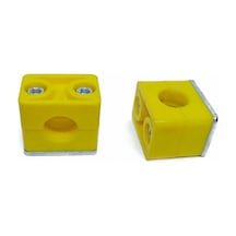 Tek Lama Çift Vida Hidrolik Boru Kelepçesi 28mm