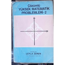 Çözümlü Yüksek Matematik Problemleri  Cilt 2 Basım Yılı 1985