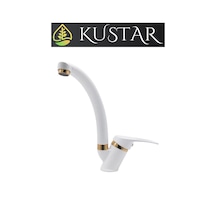 Kustar Sema Gold Beyaz Mutfak Evye Bataryası