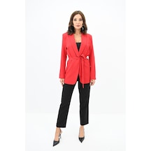 Kadın Kuşaklı Blazer Ceket 9004-1-24 001