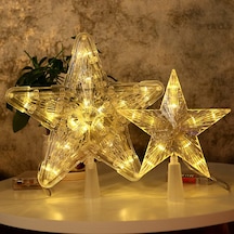 Parti İçin Şık Noel Ağacı Yıldız Işığı Warm Light 10 LEDs