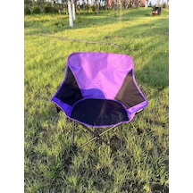 Açık Hava Kamp Sandalyesi Su Geçirmez Taşınabilir Katlanır Ay Sandalyesi Mor Açık Hava Kamp Sandalyesi Su Geçirmez Taşınabilir Katlanır Ay Sandalyesi Mor