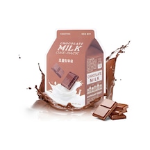 Missha A'PIEU Chocolate Milk One-Pack Pürüzsüz Görünüm Kazandıran Yaprak Maske - Çikolata-Süt
