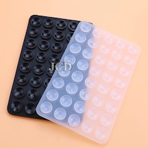 Goldenqian 2 Adet Silikon Vantuz Çift Taraflı Vantuz Cep Telefonu Fikstürü Vantuz Arka Yapışkanlı Cep Telefonu Kauçuk Vantuz Ah Ah