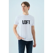 Loft Erkek Tişört Lf2038590 Beyaz