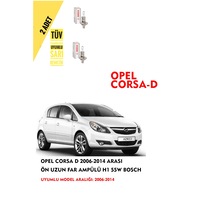 Opel Corsa D 2006-2014 Arası Ön Uzun Far Ampülü 2 Adet Sarı Ren