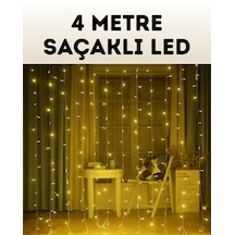 Tek 4 Metre Şelale Perde Led Işık Dış Mekan İç Mekan Uyumlu Najmaddin Diğer