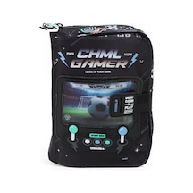 Chımola Chml Gamer Futbol Kalem Çantası Siyah E