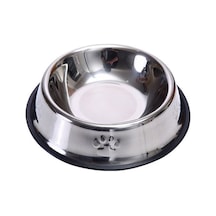 Mp060   Pati Desenli Çelik Mama Kabı 24 Oz = 710 Ml