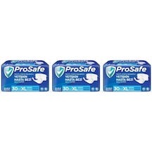 Prosafe Belbantlı Xlarge Ekstra Büyük Boy Hasta Bezi 90 Adet 3x30 Paket XL