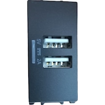 Viko Panasonic Thea Modüler Siyah Usb Şarj Prizi Alt+kapak 1m 5v-2a - Wvtt12314bl-tr