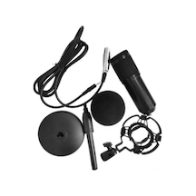 Profesyonel Bm-800 Kondansatör Mikrofon Seti: Yüksek Kaliteli Ses Kaydı Ve Canlı Yayın İçin İdeal, Siyah