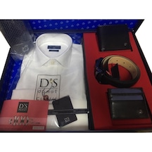 D'S Damat 4000 Erkek Full Set Gömlek Cüzdan Kemer Çeyizlik