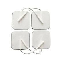 Kablolu / Soketli Elektrot 5 5 Cm Ems Tens Cihazı Pin Girişli Elektrod , 2 Paket 8 Adet